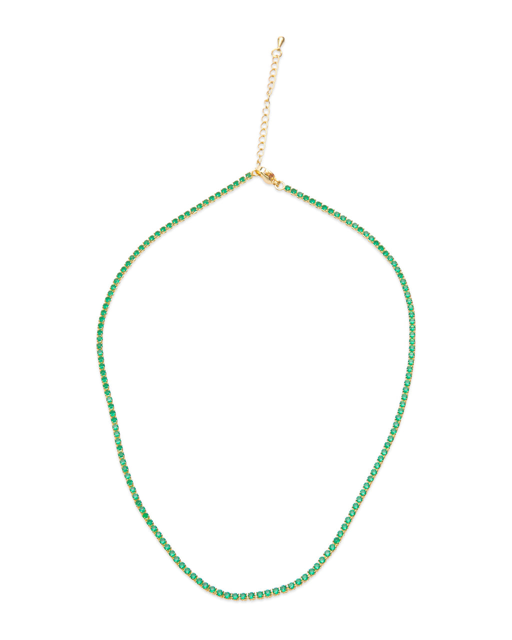 Emerald Tennis Necklace