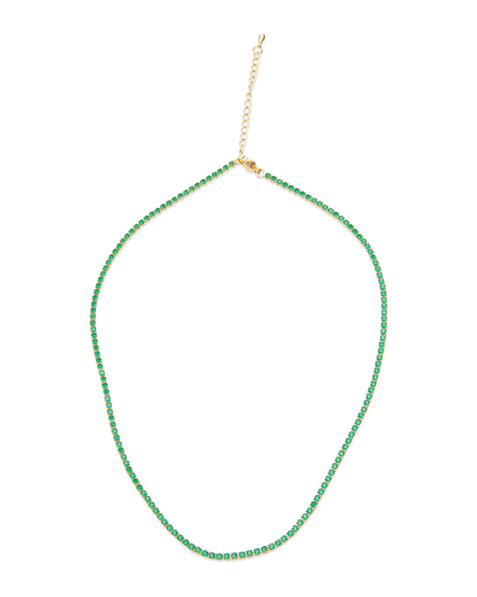 Emerald Tennis Necklace