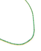Emerald Tennis Necklace