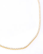 Golden Tennis Necklace