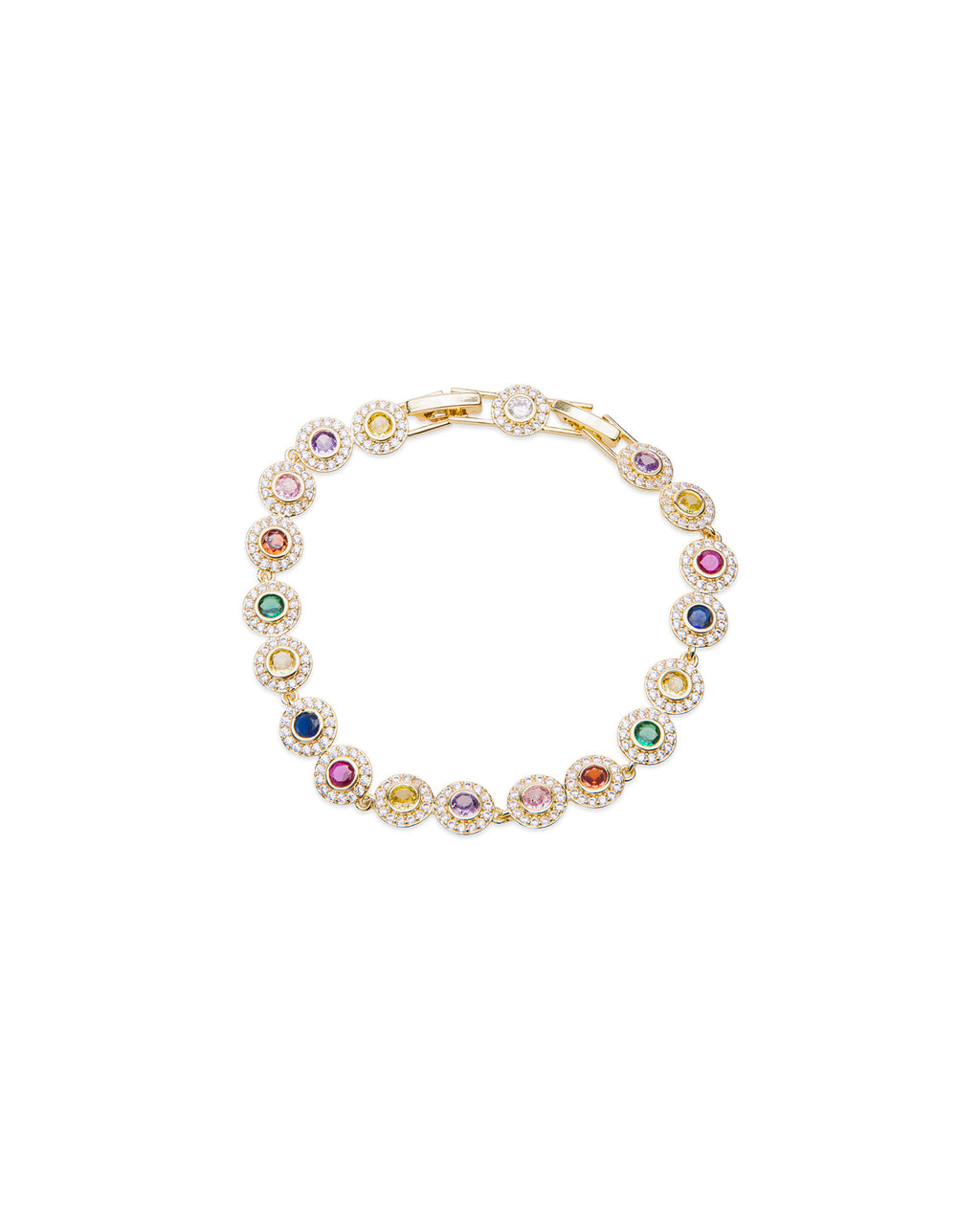 Rainbow Zircon Bracelet