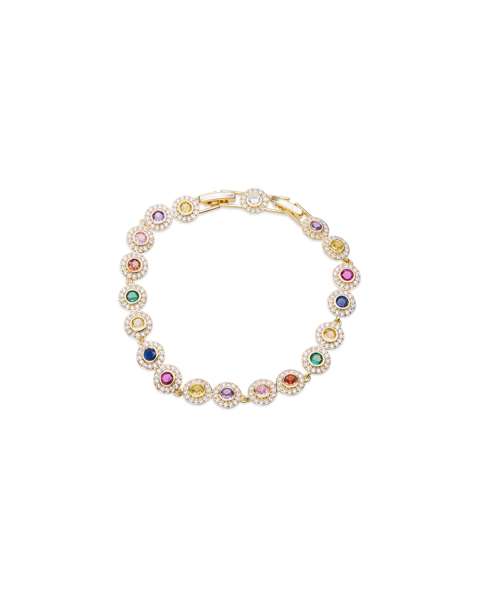 Rainbow Zircon Bracelet