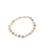 Rainbow Zircon Bracelet