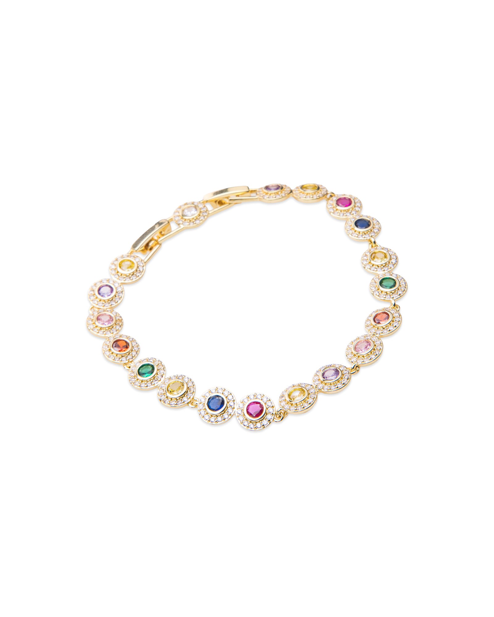 Rainbow Zircon Bracelet
