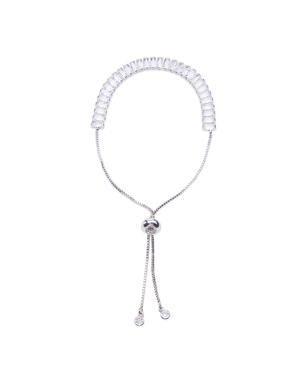 Silver Baguette Bracelet