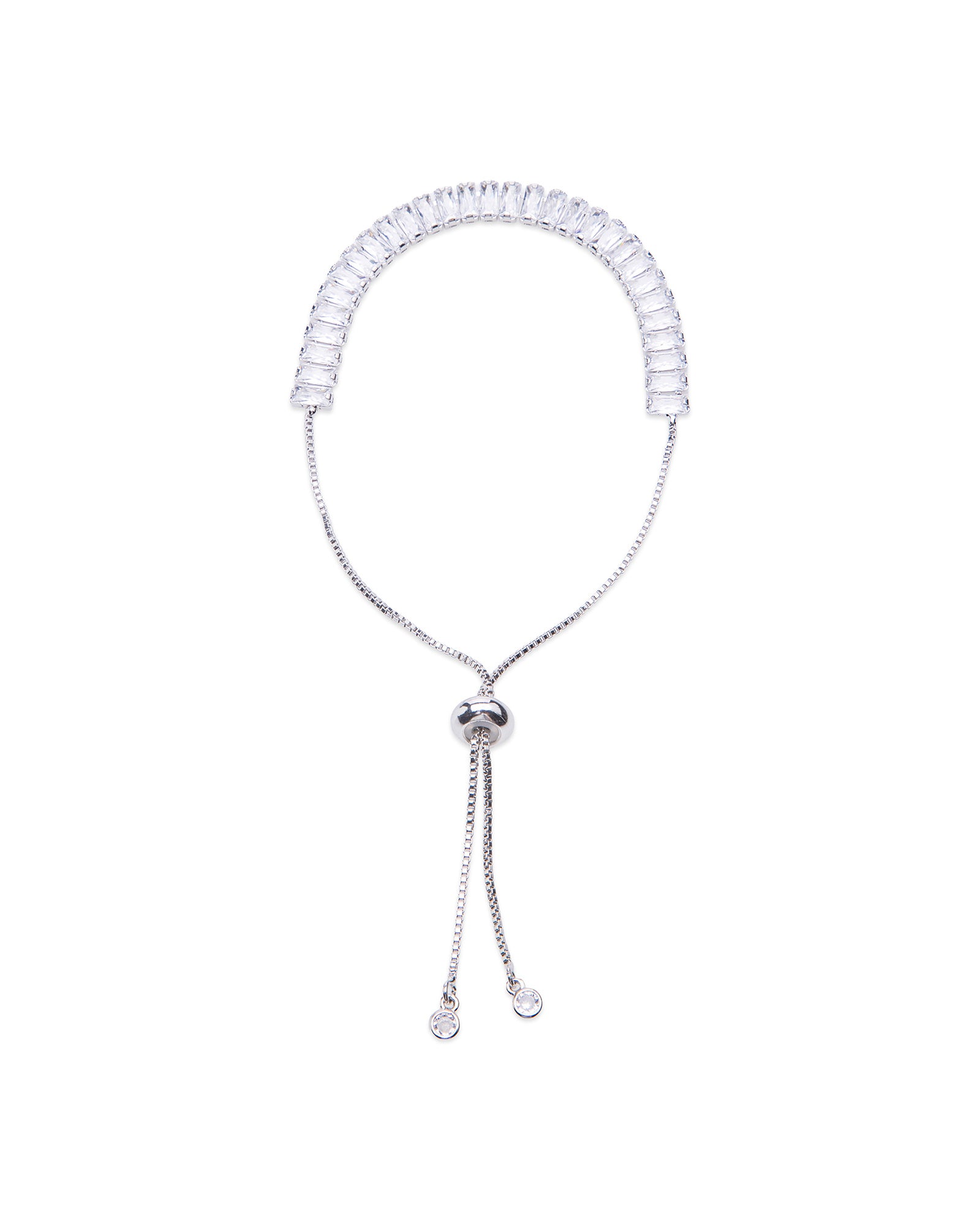 Silver Baguette Bracelet