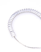 Silver Baguette Bracelet