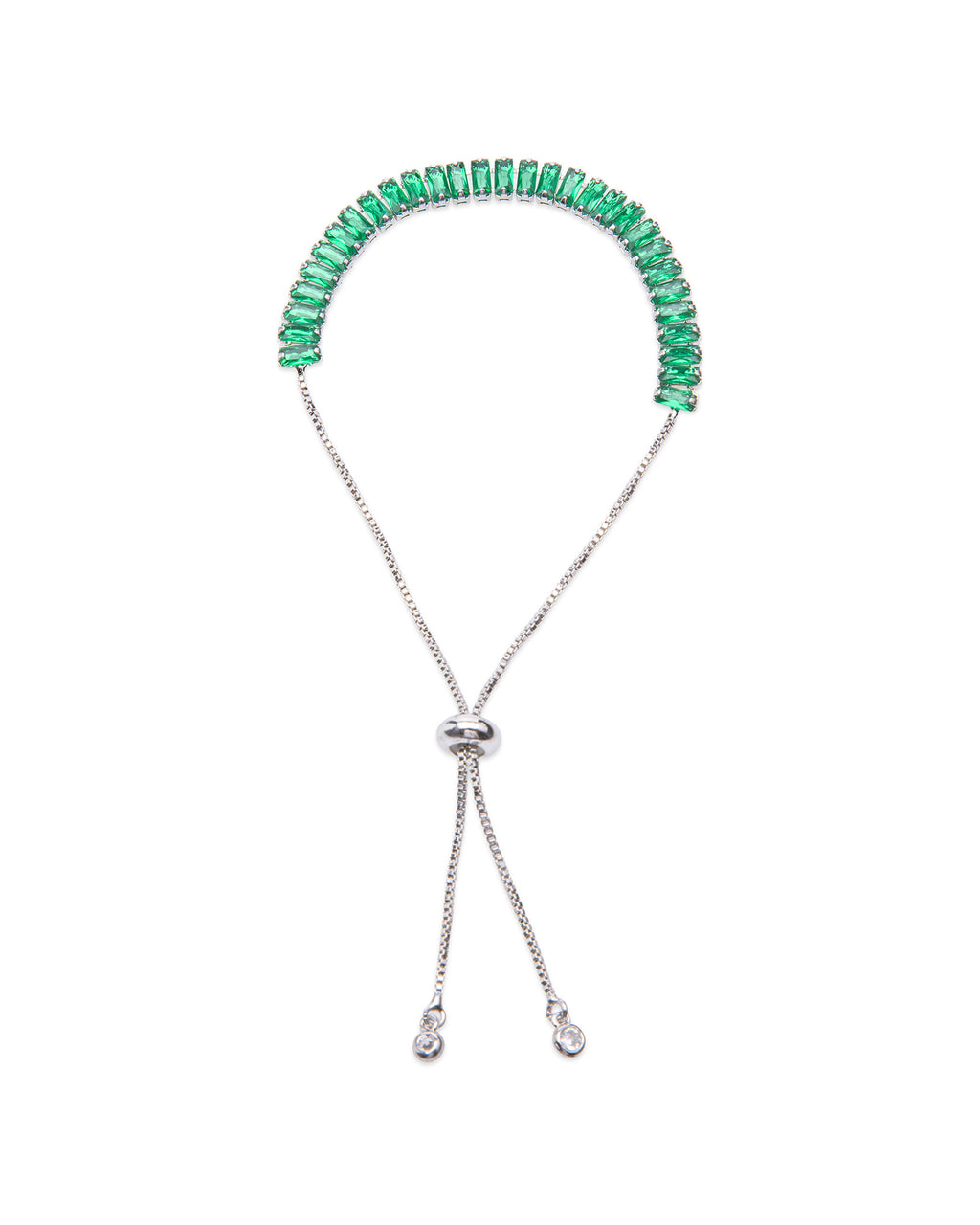 Green Baguette Bracelet