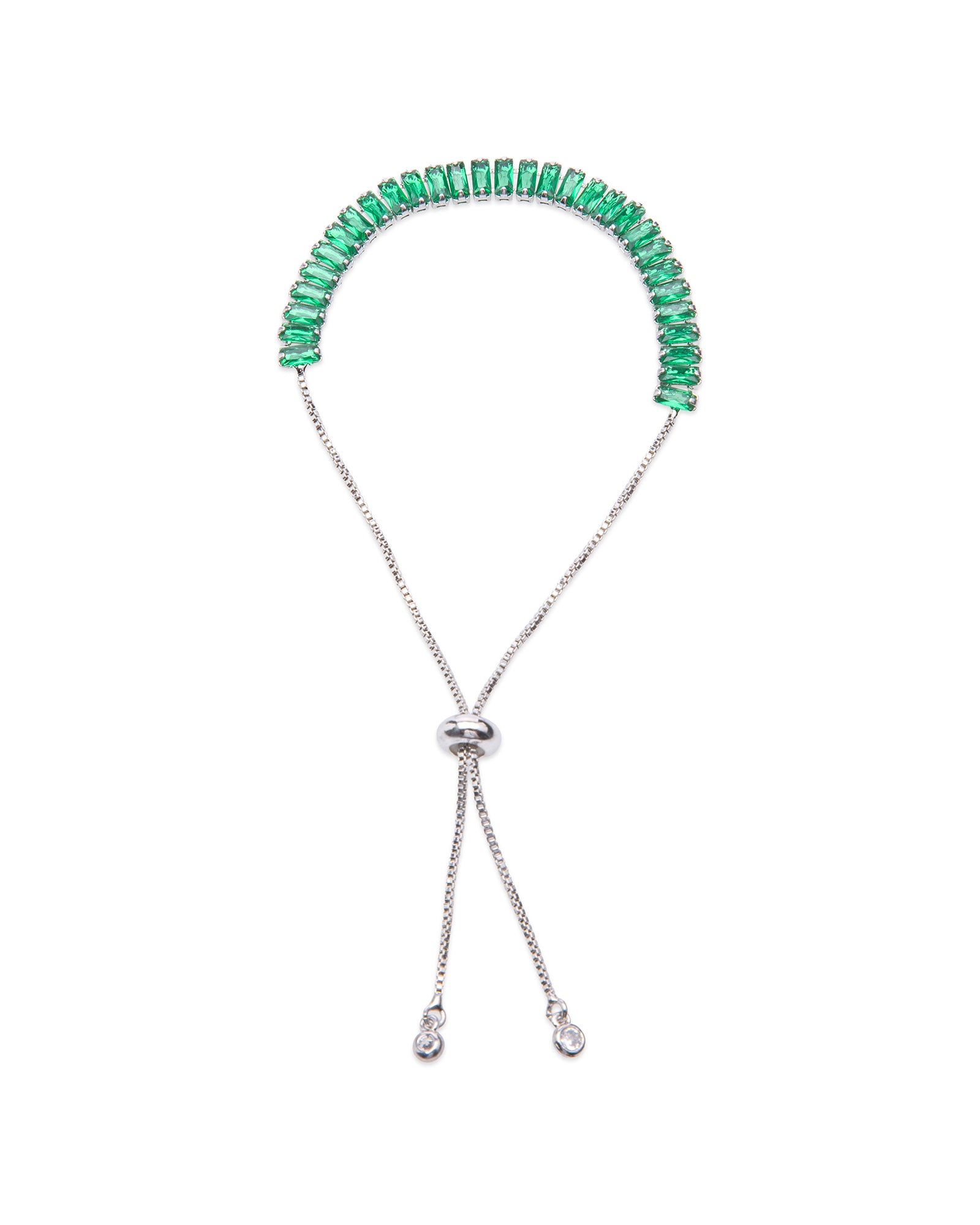 Green Baguette Bracelet