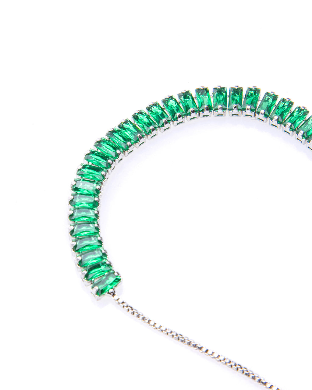 Green Baguette Bracelet