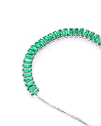 Green Baguette Bracelet