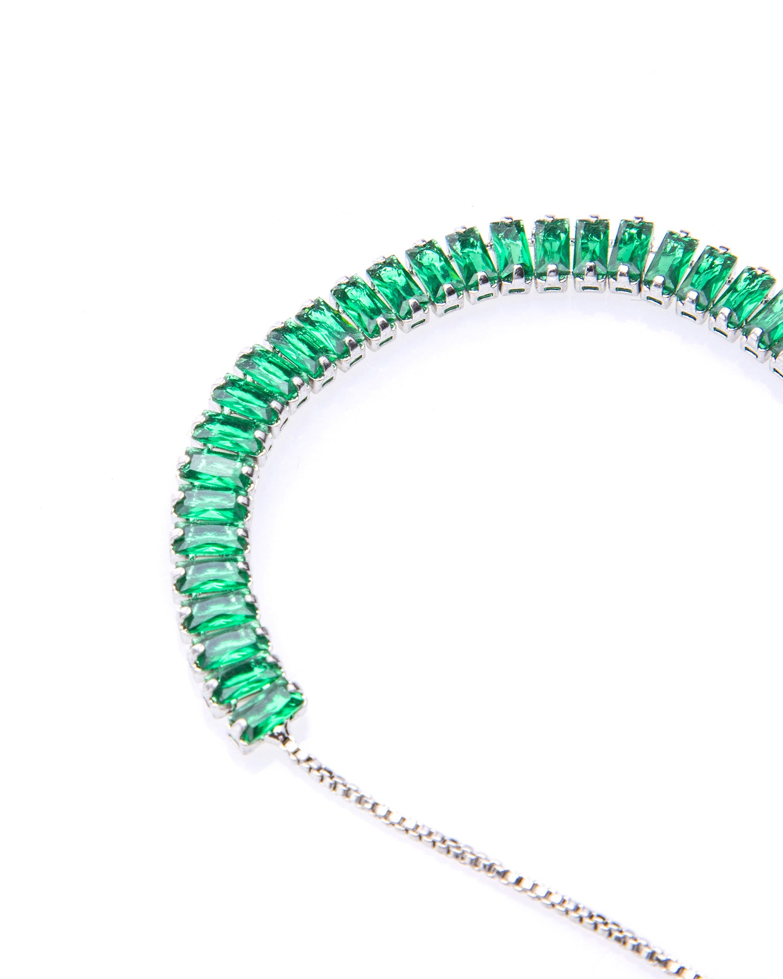 Green Baguette Bracelet