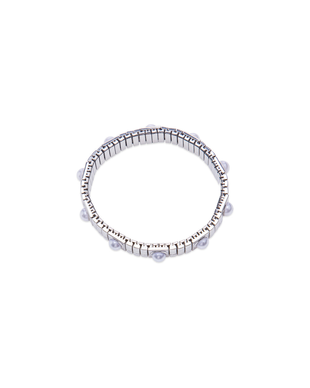Silver Pearl Bracelet