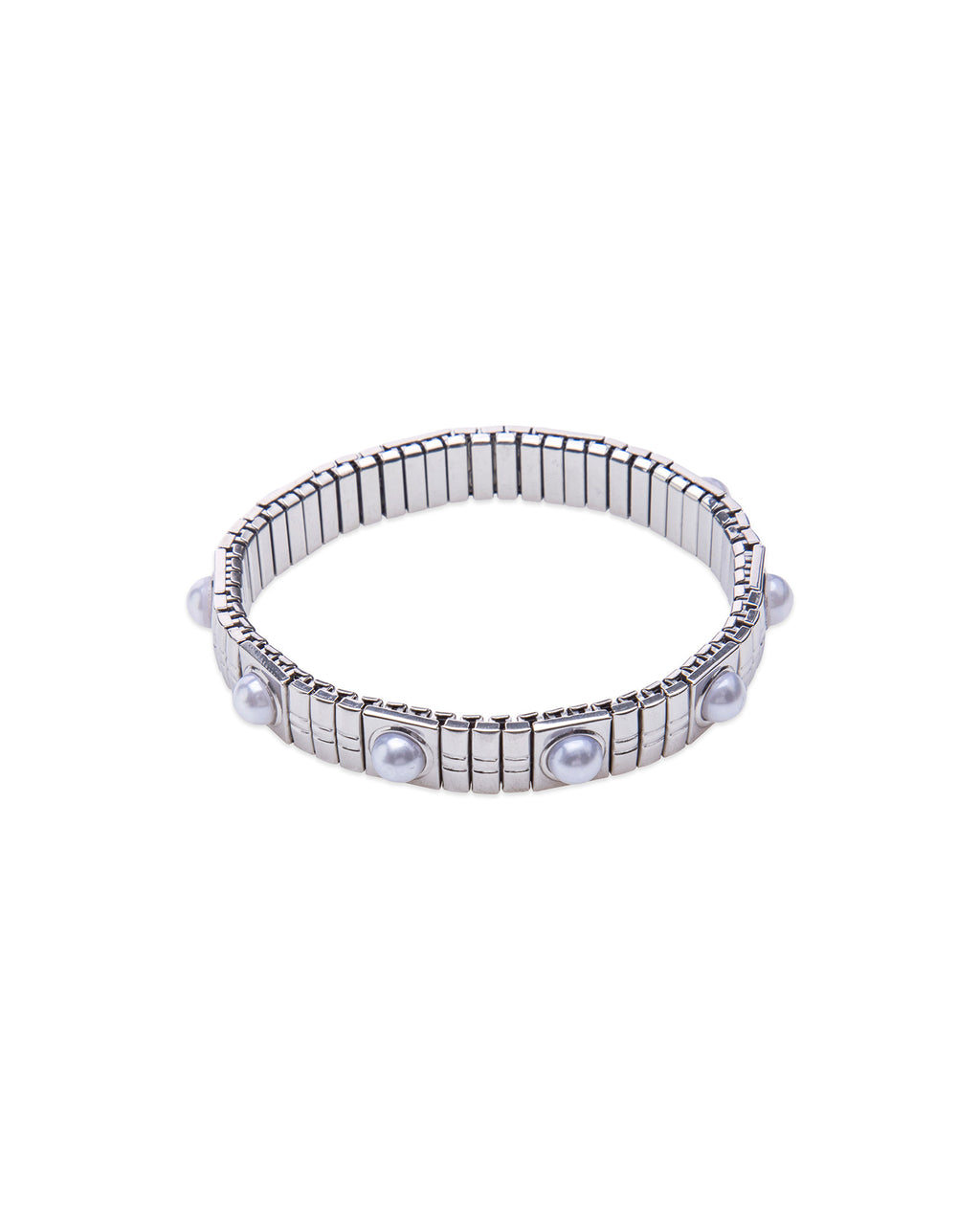 Silver Pearl Bracelet