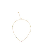 Rainbow Dots Necklace
