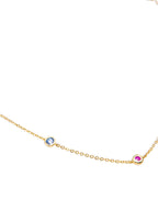 Rainbow Dots Necklace