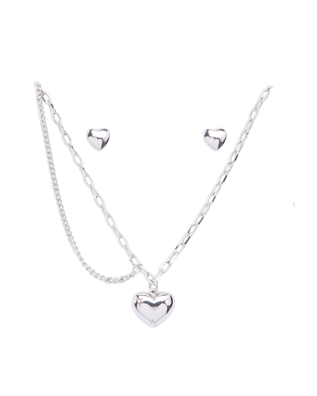 Silver Heart Set