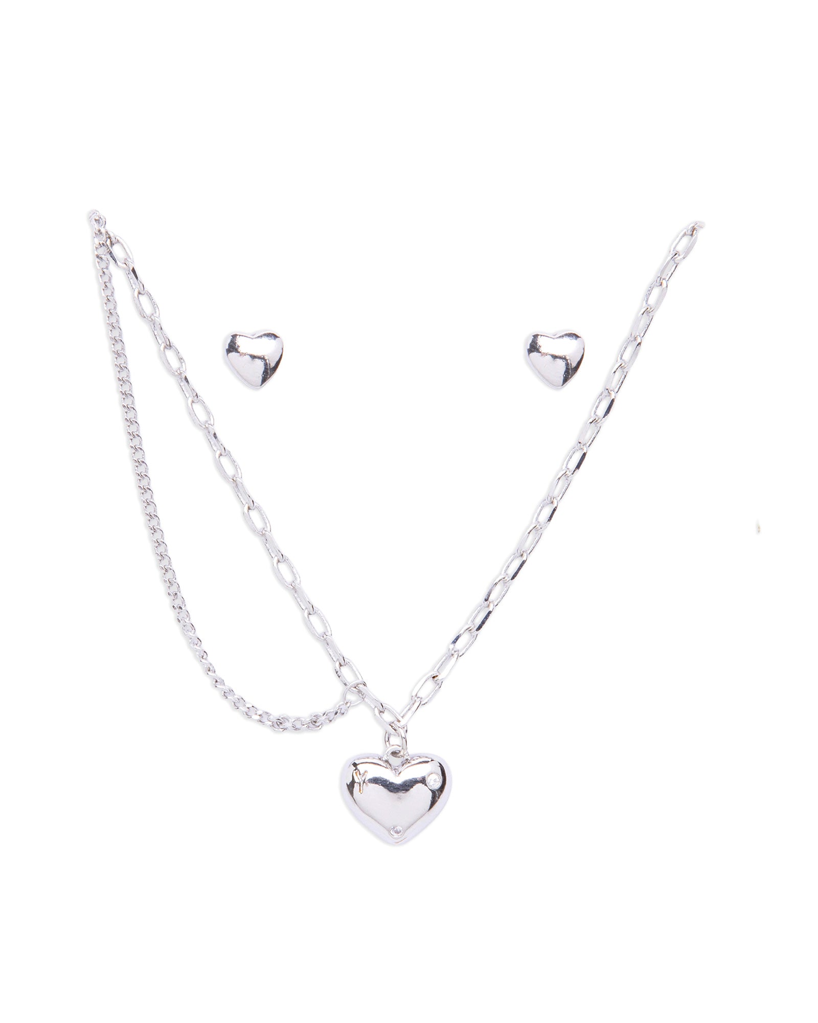 Silver Heart Set